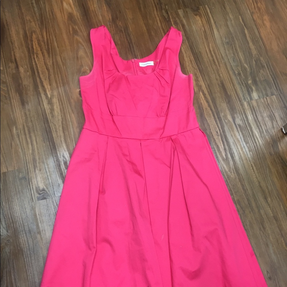 Calvin Kline pink party dress